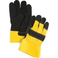 Gants d'ajusteur doubl&eacute;s pour l'hiver &agrave; chaleur sup&eacute;rieure, Grand, Paume en Cuir de vache refendu, Doublure en Thinsulate Meunier Outillage Industriel