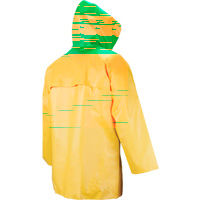 Neo-Slick Chemical & Acid Resistant Rain Jacket, Medium, Yellow, Neoprene Meunier Outillage Industriel
