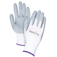 Gants l&eacute;gers enduits et respirants, 6/T-petit, R&ecirc;vetement Mousse de nitrile, Calibre 13, Enveloppe en Polyester Meunier Outillage Industriel