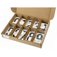 Pressure Sensitive Numbering, 0 to 9, 3-1/2" H, Black on White Meunier Outillage Industriel