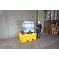 IBC Spill Pallet Plus&reg; Without Drain, 365 US gal. Spill Capacity, 62" x 62" x 28" Meunier Outillage Industriel