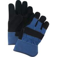 Gants d'ajusteur doubl&eacute;s pour l'hiver &agrave; chaleur sup&eacute;rieure, T-Grand, Paume en Cuir de vache refendu, Doublure en Thinsulate Meunier Outillage Industriel
