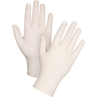 Disposable Gloves, Large, Latex, 5-mil, Powdered, Natural Meunier Outillage Industriel
