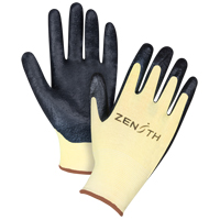 Gants r&eacute;sistants &agrave; la coupe avec prise sup&eacute;rieure, Taille Grand/9, Calibre 13, Rev&ecirc;tement Mousse de nitrile, Enveloppe en Aramide, ANSI/ISEA 105 niveau 3/EN 388 niveau 5 Meunier Outillage Industriel
