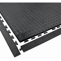 Rejuvenator Connect No. 502 Matting, Polyurethane, 3' W x 3' L, 5/8" Thick, Black Meunier Outillage Industriel