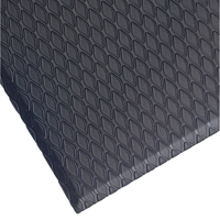 Cushion Max™ Mats, Diamond, 3' x 5' x 5/8", Charcoal, Nitrile/PVC SAR820 | Meunier Outillage Industriel