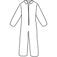 Pyrolon<sup>®</sup> Plus 2 Disposable FR Coveralls, Small, Blue, FR Treated Fabric SN339 | Meunier Outillage Industriel