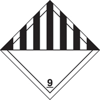 &eacute;tiquettes d'exp&eacute;dition TMD, Classe 9, Mati&egrave;res dangereuses diverses, Papier Meunier Outillage Industriel