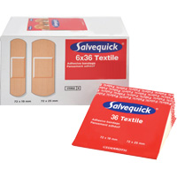 Salvequick&reg; Bandage Dispensing Systems Refills, Rectangular/Square, Fabric, Sterile Meunier Outillage Industriel
