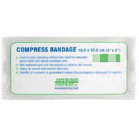 Compress (Pressure) Bandages - Sterile, 4-1/4" L x 3-1/2" W Meunier Outillage Industriel