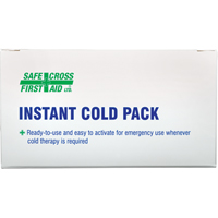 Instant Compress Packs, Cold, Single Use, 4" x 6" SAY517 | Meunier Outillage Industriel