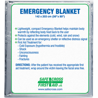 Rescue Foil Blankets, Aluminized Polyester SAY608 | Meunier Outillage Industriel