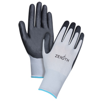 Lightweight Breathable Coated Gloves, 10/X-Large, Foam Nitrile Coating, 13 Gauge, Polyester Shell SBA615 | Meunier Outillage Industriel