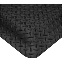 Smart No. 497 Mats, Diamond, 2' x 3' x 5/8", Black, PVC Meunier Outillage Industriel