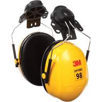 Peltor Optime 98 Series Earmuffs, Cap Mount, 23 NRR dB Meunier Outillage Industriel