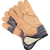 Abrasion-Resistant Winter-Lined Fitters Gloves, Large, Grain Cowhide Palm, Cotton Fleece Inner Lining SD605 | Meunier Outillage Industriel