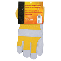 Winter-Lined Fitters Gloves, Large, Split Cowhide Palm, Boa Inner Lining Meunier Outillage Industriel