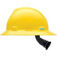 Casques de s&eacute;curit&eacute; &agrave; bordure compl&egrave;te V-Gard, R&eacute;pond aux normes CSA type 1, Suspension Rochet, Non ventil&eacute; Meunier Outillage Industriel