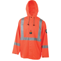 Alberta Stretch Rain Jacket, Small, Orange SDL911 | Meunier Outillage Industriel