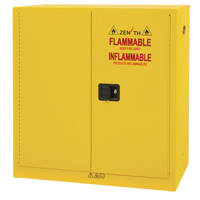 Armoire pour produits inflammables, 24 gal., 2 Porte(s), 43" La x 44" h x 12" p Meunier Outillage Industriel