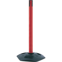 Single Line Heavy Duty Receiver Post, 38" High, Red Meunier Outillage Industriel