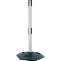 Dual Line Heavy Duty Receiver Post, 38" High, White Meunier Outillage Industriel