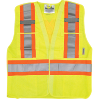 Veste de s&eacute;curit&eacute; pour la circulation, Jaune lime haute visibilit&eacute;, Moyen/Petit, Polyester Meunier Outillage Industriel