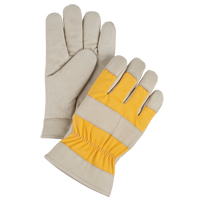 Premium Winter-Lined Work Gloves, Large, Grain Pigskin Palm, Foam Fleece Inner Lining Meunier Outillage Industriel