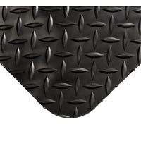 Tapis Smart No 497, Losange, 4' x 10' x 1", Noir, PVC/Ur&eacute;thane Meunier Outillage Industriel
