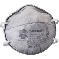 8247 Particulate Respirators, R95, NIOSH Certified Meunier Outillage Industriel