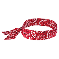 Chill-Its&reg; 6700 Cooling Bandanas, Red Meunier Outillage Industriel