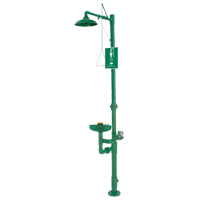 Combination Emergency Shower & Eye/Face Wash Station, Pedestal Meunier Outillage Industriel