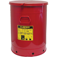 Hand Operated Oily Waste Can, FM Approved/UL Listed, 21 US gal., Red SEC006 | Meunier Outillage Industriel