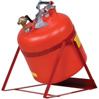 Laboratory Safety Cans, Type I, Steel, 5 US gal., Red, FM Approved SEC085 | Meunier Outillage Industriel