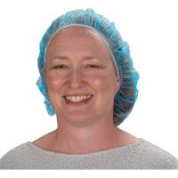 Bonnets bouffants non tiss&eacute;s, Polypropyl&egrave;ne, 21"/Grand, Bleu Meunier Outillage Industriel