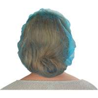 Bonnets bouffants non tiss&eacute;s, Polypropyl&egrave;ne, 21"/Grand, Bleu Meunier Outillage Industriel