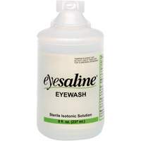 Bouteilles de solution saline pour douche oculaire, Bouteille Plein, 8 oz Meunier Outillage Industriel