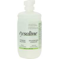 Bouteilles de solution saline pour douche oculaire, Bouteille Plein, 16 oz Meunier Outillage Industriel