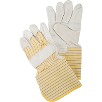 Patch Palm Fitters Gloves, Large, Grain Cowhide Palm, Cotton Inner Lining Meunier Outillage Industriel