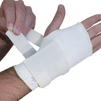 Ambidextrous Wrist Supports, Cotton/Elastic, Small Meunier Outillage Industriel