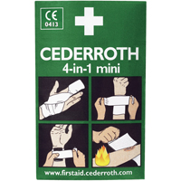 Cederroth 4-in-1 Bloodstopper, 5" L x 3" W Meunier Outillage Industriel