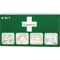 Cederroth 4-in-1 Bloodstopper, 9" L x 5-1/2" W Meunier Outillage Industriel