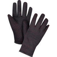 Jersey Gloves, Large, Brown, Red Fleece, Slip-On SEE949 | Meunier Outillage Industriel