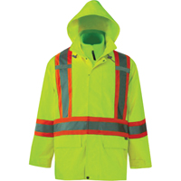 Vestes de s&eacute;curit&eacute; 3 en 1 Journeyman, Polyester, Jaune lime haute visibilit&eacute;, Petit Meunier Outillage Industriel