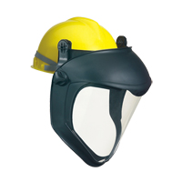 Uvex<sup>®</sup> Bionic™ Faceshield with Hardhat Adapter, Polycarbonate, Meets CSA Z94.3/ANSI Z87+ SEF151 | Meunier Outillage Industriel