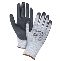 Gants &eacute;lastiques sans coutures r&eacute;sistants &agrave; la coupe, Taille Grand/9, Calibre 13, Rev&ecirc;tement Polyur&eacute;thane, Enveloppe en PEHP, ANSI/ISEA 105 niveau 4/EN 388 niveau 5 Meunier Outillage Industriel