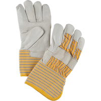 Abrasion-Resistant Winter-Lined Fitters Gloves, Large, Grain Cowhide Palm, Cotton Fleece Inner Lining SEF236 | Meunier Outillage Industriel