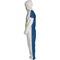 Hooded Coveralls, 4X-Large, Blue/White, Tyvek&reg; 400 D Meunier Outillage Industriel