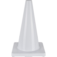 Coloured Traffic Cone, 18", White SEH135 | Meunier Outillage Industriel