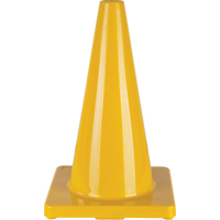Coloured Traffic Cone, 18", Yellow SEH137 | Meunier Outillage Industriel